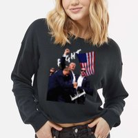 Trump Signature Rally Edition Cropped Pullover Crew