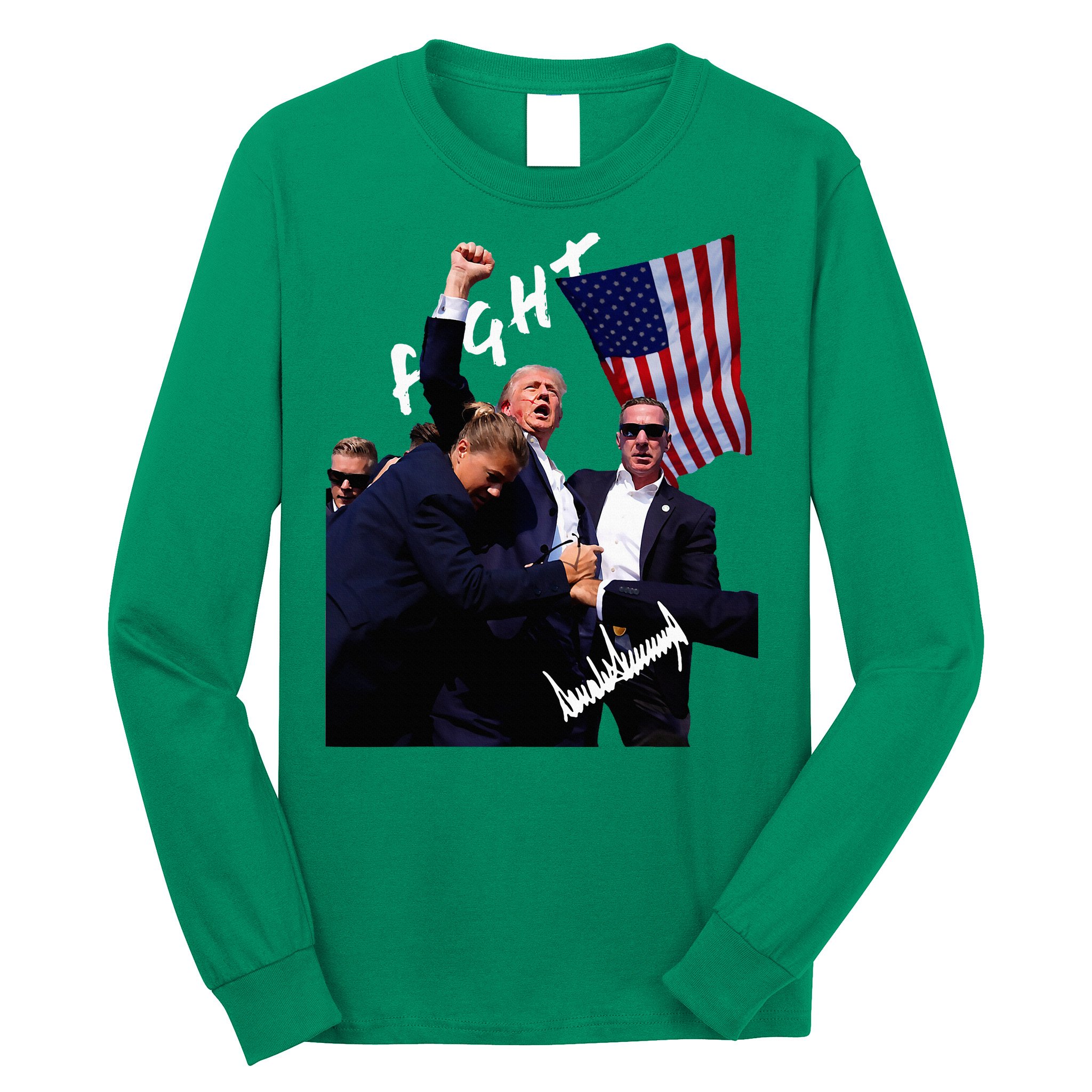 Trump Signature Rally Edition Long Sleeve Shirt