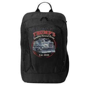 TrumpS Snowflake Removal Service Funny Trump City Backpack