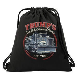 TrumpS Snowflake Removal Service Funny Trump Drawstring Bag