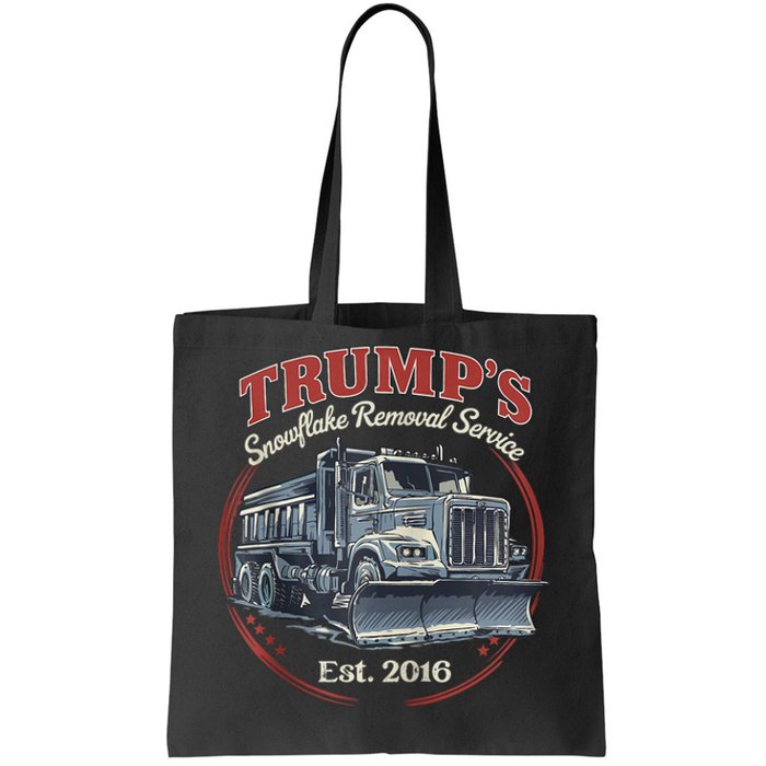 TrumpS Snowflake Removal Service Funny Trump Tote Bag