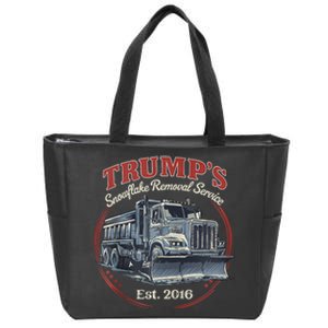 TrumpS Snowflake Removal Service Funny Trump Zip Tote Bag