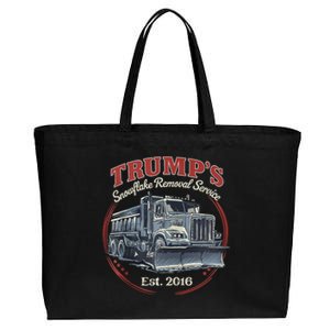 TrumpS Snowflake Removal Service Funny Trump Cotton Canvas Jumbo Tote