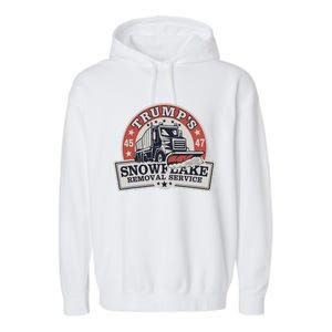 TrumpS Snowflake Removal Service Funny Trump Garment-Dyed Fleece Hoodie