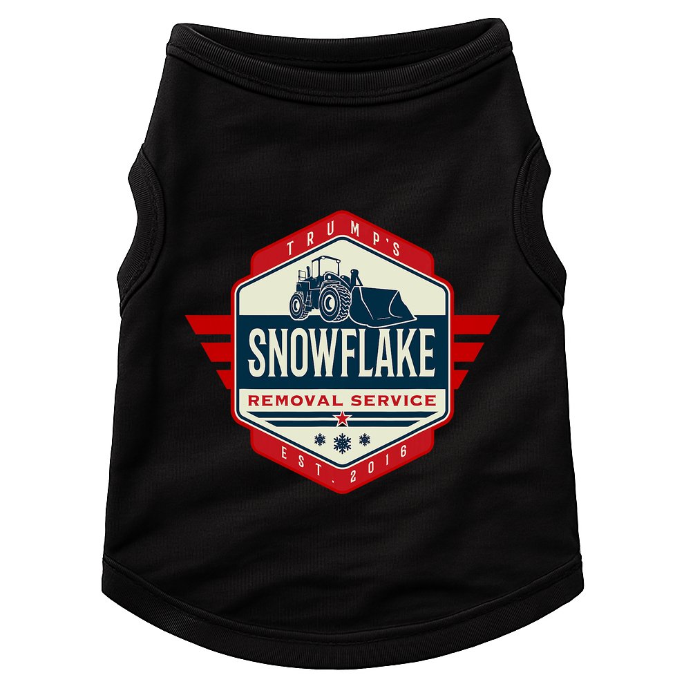 TrumpS Snowflake Removal Service Nice President Trump Gifts Doggie Tank