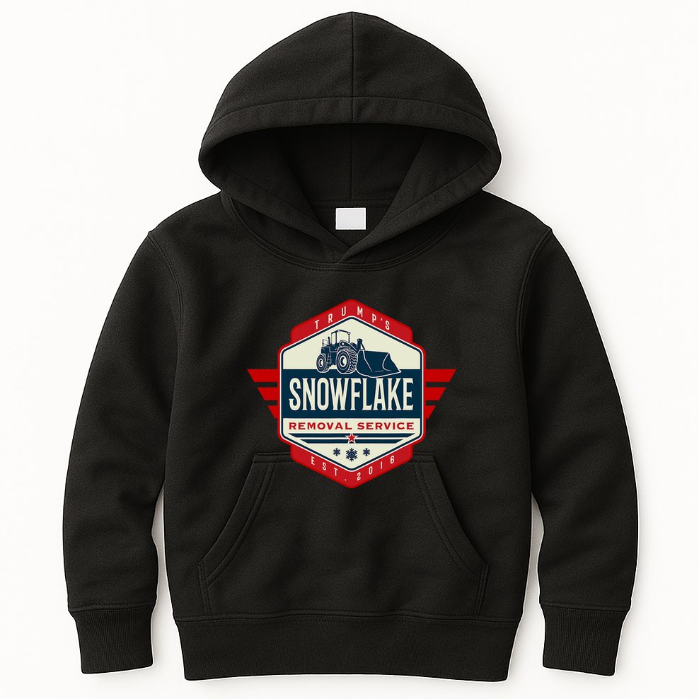 TrumpS Snowflake Removal Service Nice President Trump Gifts Kids Hoodie