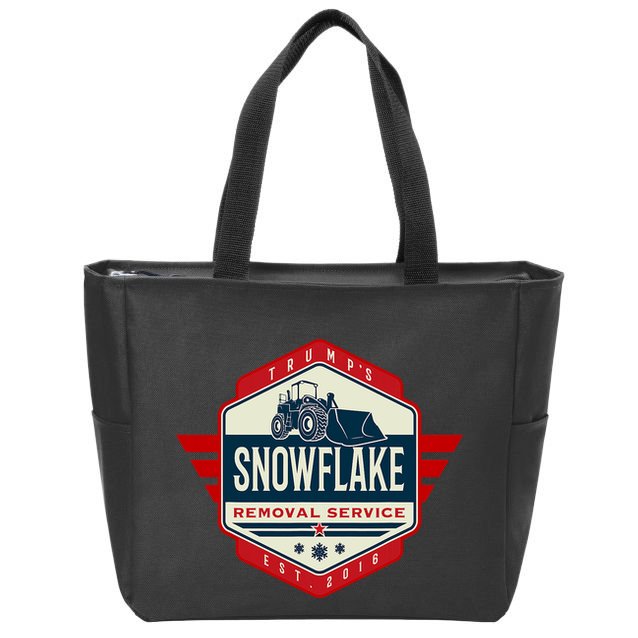 TrumpS Snowflake Removal Service Nice President Trump Gifts Zip Tote Bag