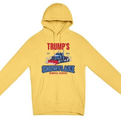 TrumpS Snowflake Removal Service Funny Trump 2024 Premium Pullover Hoodie