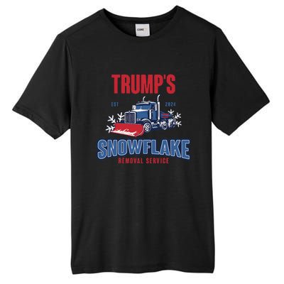 TrumpS Snowflake Removal Service Funny Trump 2024 Tall Fusion ChromaSoft Performance T-Shirt