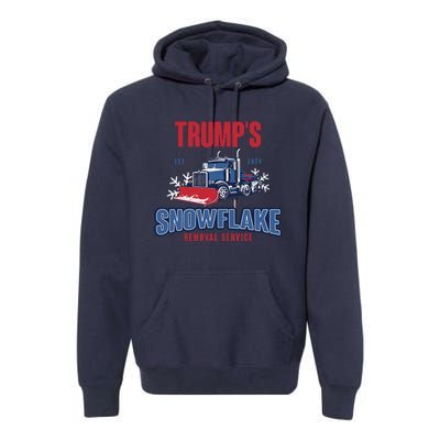 TrumpS Snowflake Removal Service Funny Trump 2024 Premium Hoodie