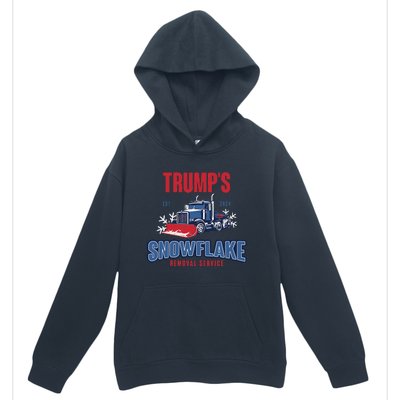 TrumpS Snowflake Removal Service Funny Trump 2024 Urban Pullover Hoodie