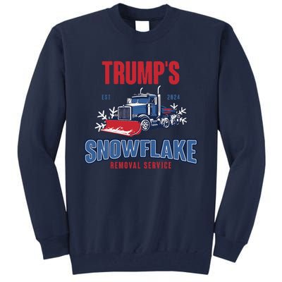 TrumpS Snowflake Removal Service Funny Trump 2024 Tall Sweatshirt