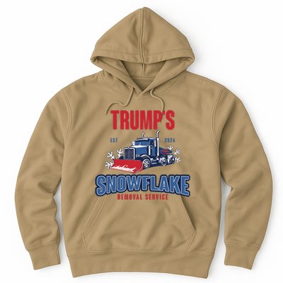 TrumpS Snowflake Removal Service Funny Trump 2024 Hoodie