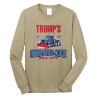 TrumpS Snowflake Removal Service Funny Trump 2024 Long Sleeve Shirt