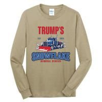 TrumpS Snowflake Removal Service Funny Trump 2024 Tall Long Sleeve T-Shirt