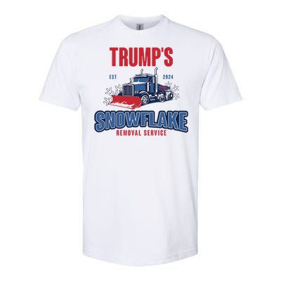 TrumpS Snowflake Removal Service Funny Trump 2024 Softstyle CVC T-Shirt