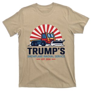 TrumpS Snowflake Rmoval Service Funny Donald Trump 2024 T-Shirt