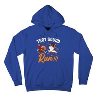 Trot Squad Run Thanksgiving Cat Turkey Running Runner Cute Gift Hoodie