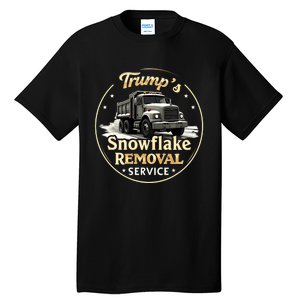 TrumpS Snowflake Removal Service Truck Humor Tall T-Shirt