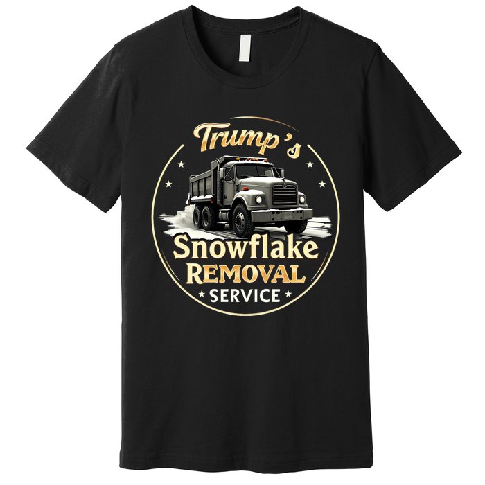 TrumpS Snowflake Removal Service Truck Humor Premium T-Shirt