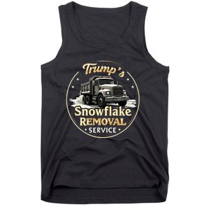 TrumpS Snowflake Removal Service Truck Humor Tank Top