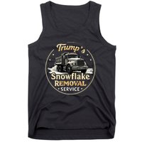 TrumpS Snowflake Removal Service Truck Humor Tank Top