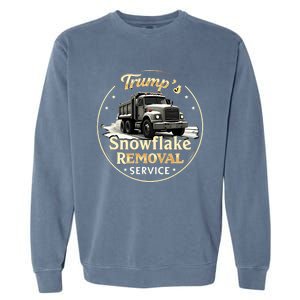 TrumpS Snowflake Removal Service Truck Humor Garment-Dyed Sweatshirt