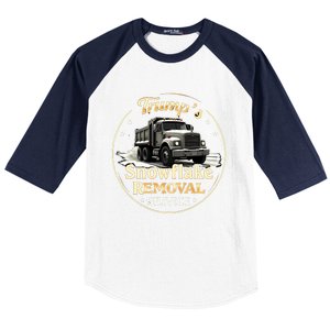 TrumpS Snowflake Removal Service Truck Humor Baseball Sleeve Shirt