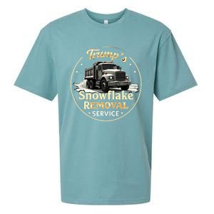 TrumpS Snowflake Removal Service Truck Humor Sueded Cloud Jersey T-Shirt