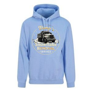 TrumpS Snowflake Removal Service Truck Humor Unisex Surf Hoodie