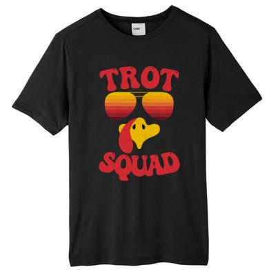 Trot Squad Running Turkey Sunglasses Thanksgiving Costume Great Gift Tall Fusion ChromaSoft Performance T-Shirt