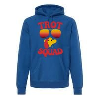 Trot Squad Running Turkey Sunglasses Thanksgiving Costume Great Gift Premium Hoodie