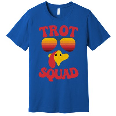 Trot Squad Running Turkey Sunglasses Thanksgiving Costume Great Gift Premium T-Shirt