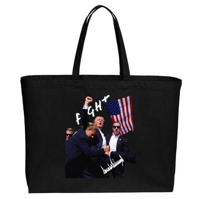 Trump Signature Rally Edition Cotton Canvas Jumbo Tote