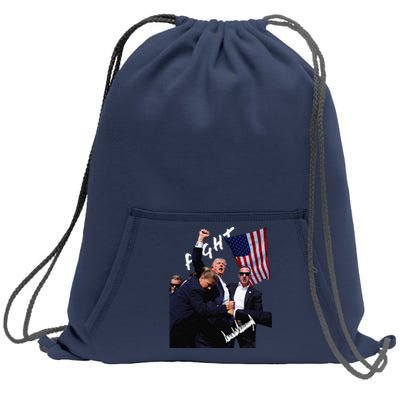 Trump Signature Rally Edition Sweatshirt Cinch Pack Bag