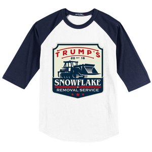 TrumpS Snowflake Removal Service Baseball Sleeve Shirt