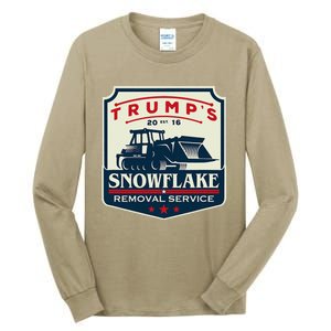 TrumpS Snowflake Removal Service Tall Long Sleeve T-Shirt