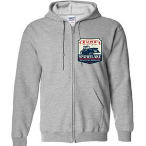 TrumpS Snowflake Removal Service Full Zip Hoodie