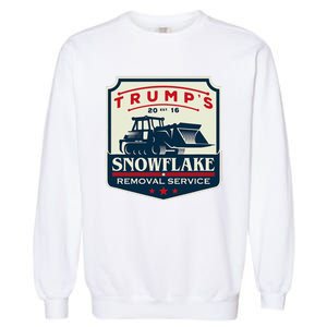 TrumpS Snowflake Removal Service Garment-Dyed Sweatshirt