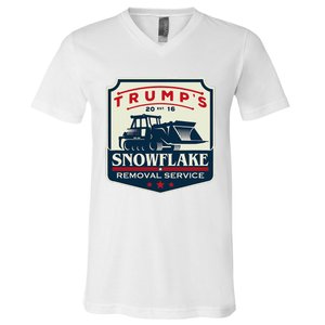 TrumpS Snowflake Removal Service V-Neck T-Shirt