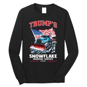 Trumps Snowflake Removal Service Est 2016 Donald Trump Long Sleeve Shirt