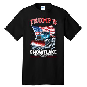 Trumps Snowflake Removal Service Est 2016 Donald Trump Tall T-Shirt