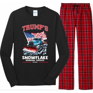 Trumps Snowflake Removal Service Est 2016 Donald Trump Long Sleeve Pajama Set