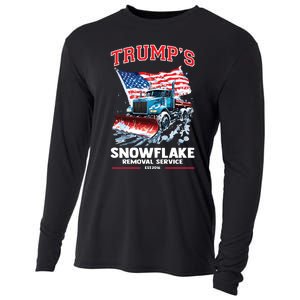 Trumps Snowflake Removal Service Est 2016 Donald Trump Cooling Performance Long Sleeve Crew