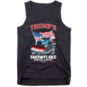 Trumps Snowflake Removal Service Est 2016 Donald Trump Tank Top