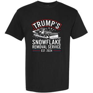 TrumpS Snowflake Removal Service Est. 2024 Funny Trump 2025 Garment-Dyed Heavyweight T-Shirt