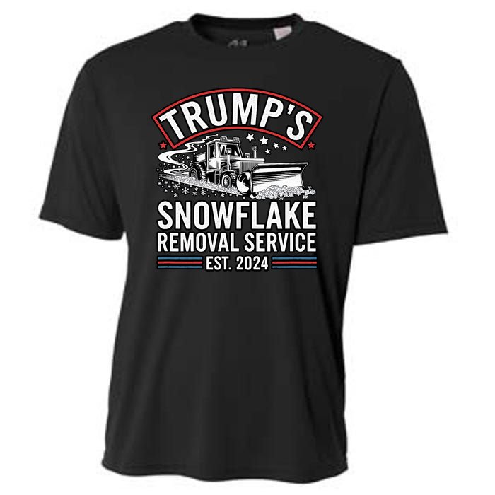 TrumpS Snowflake Removal Service Est. 2024 Funny Trump 2025 Cooling Performance Crew T-Shirt