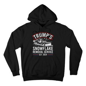 TrumpS Snowflake Removal Service Est. 2024 Funny Trump 2025 Hoodie