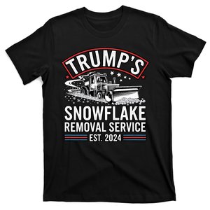 TrumpS Snowflake Removal Service Est. 2024 Funny Trump 2025 T-Shirt