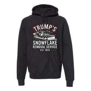 TrumpS Snowflake Removal Service Est. 2024 Funny Trump 2025 Premium Hoodie